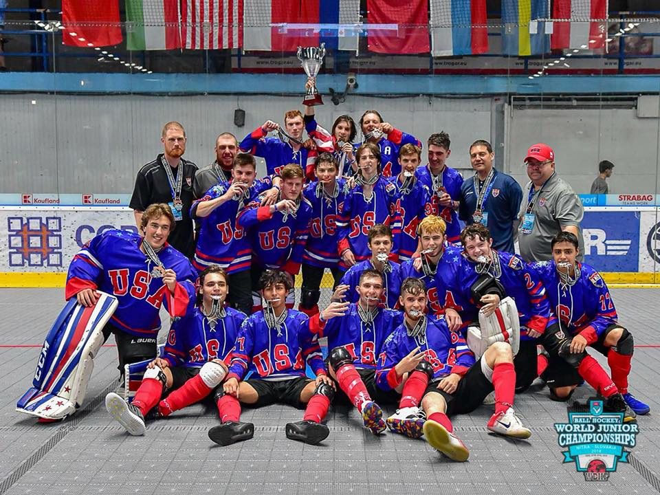 Team USA celebrating